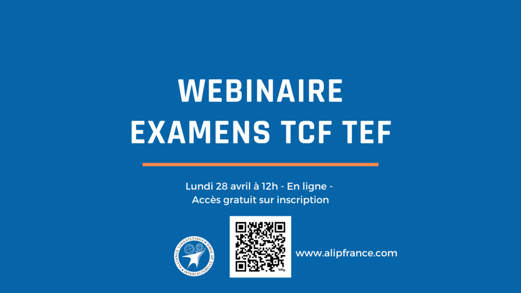 Webinaire tout savoir sur les examens TCF TEF